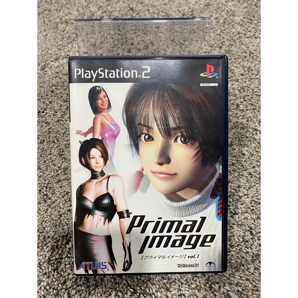 Video Game PS2 Japanese Import Primal Image Vol. 1 Atlus Blue Case Excellent